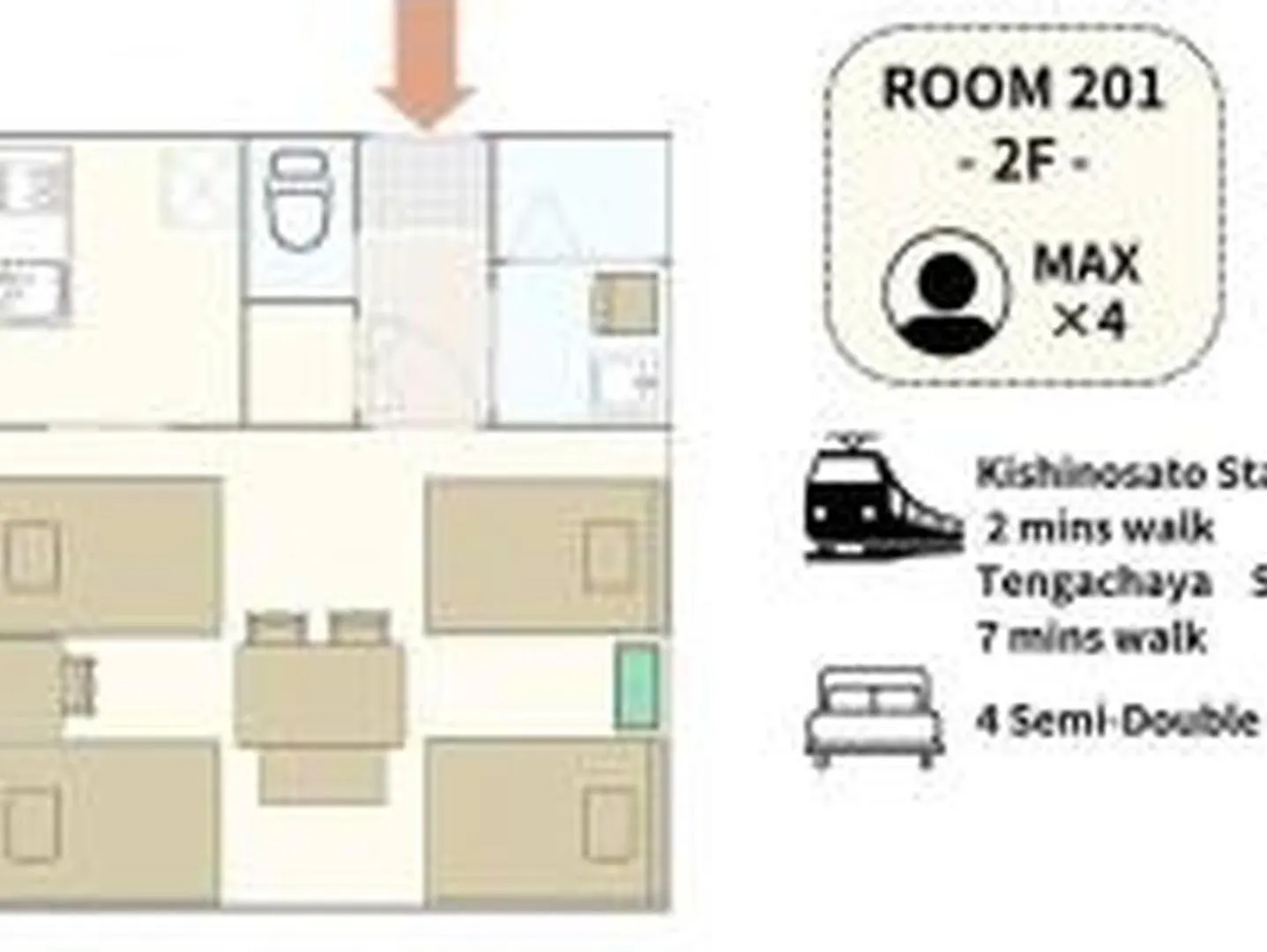 Appartamento むつみ庵潮路201 Osaka 0*,  Giappone